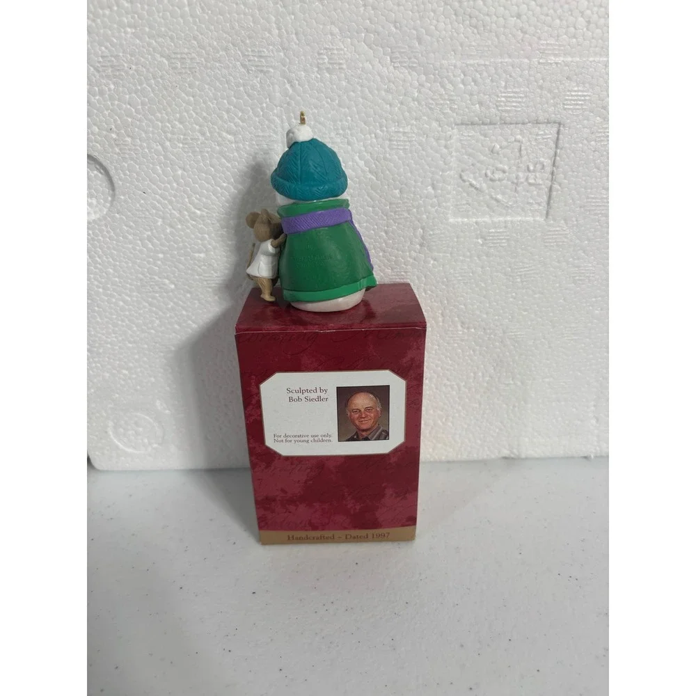 Hallmark 1997 Keepsake Ornament Christmas Checkup Snowman Dr Mouse Bob Siedler‎